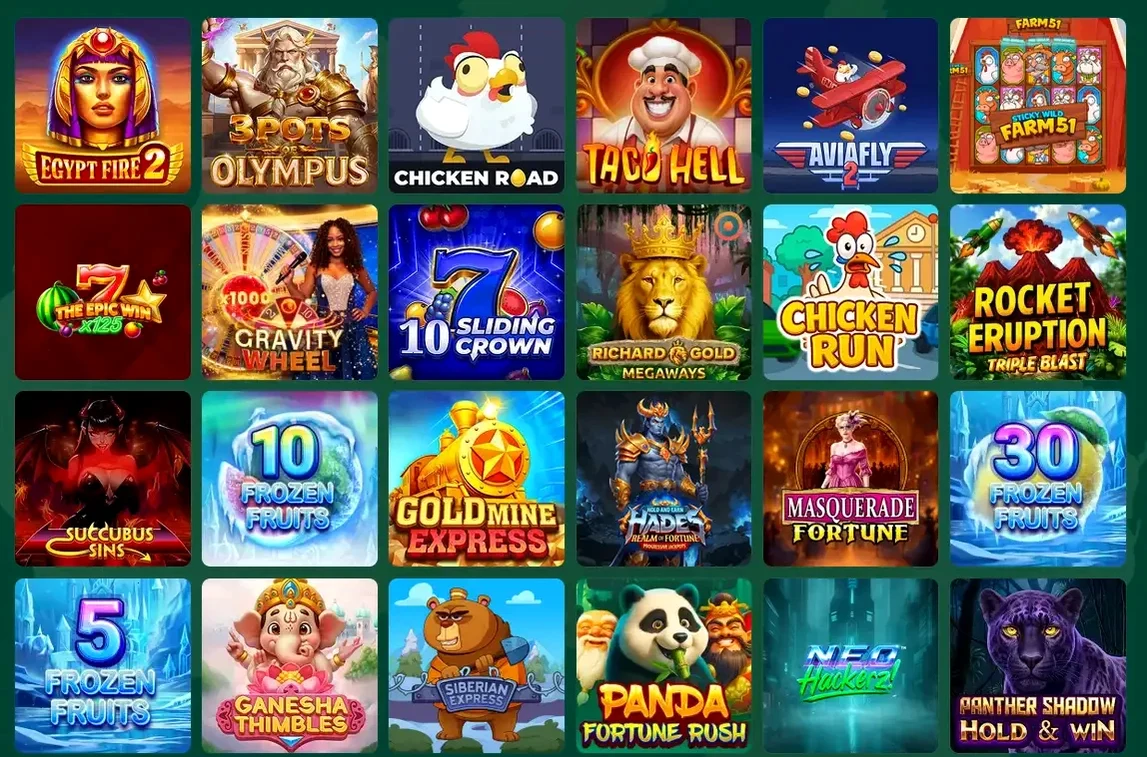 Игровой интерфейс казино Флип